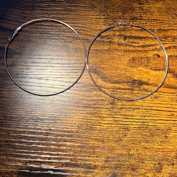 Gold Color Hoops - Picture 1 of 2